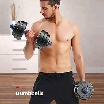 Haltères en caoutchouc