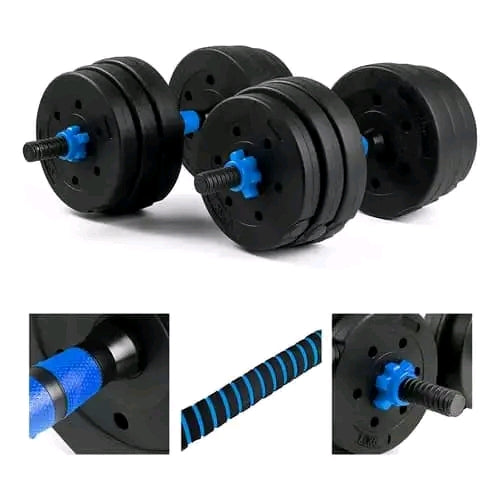 Haltères en caoutchouc